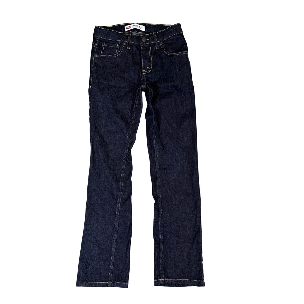 Levis 511 Performance Slim Jeans Dark Indigo Denim Boys Size 12 Reg 26x26